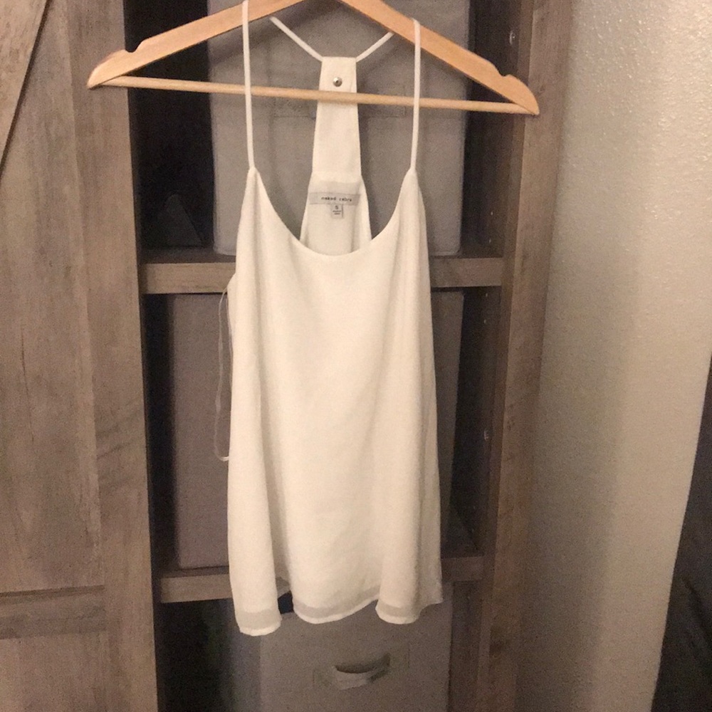 White tank top